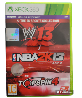 WWE'13 / NBA 2K13 / Top spin 4